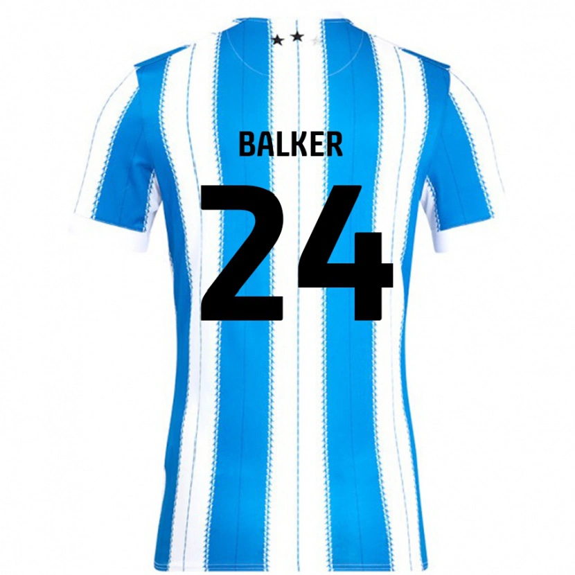 Danxen Uomo Maglia Radinio Balker #24 Blu Bianco Kit Gara Home 2024/25 Maglietta