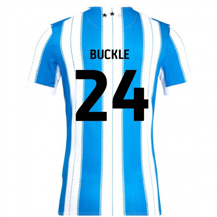 Danxen Uomo Maglia Sharone Buckle #24 Blu Bianco Kit Gara Home 2024/25 Maglietta