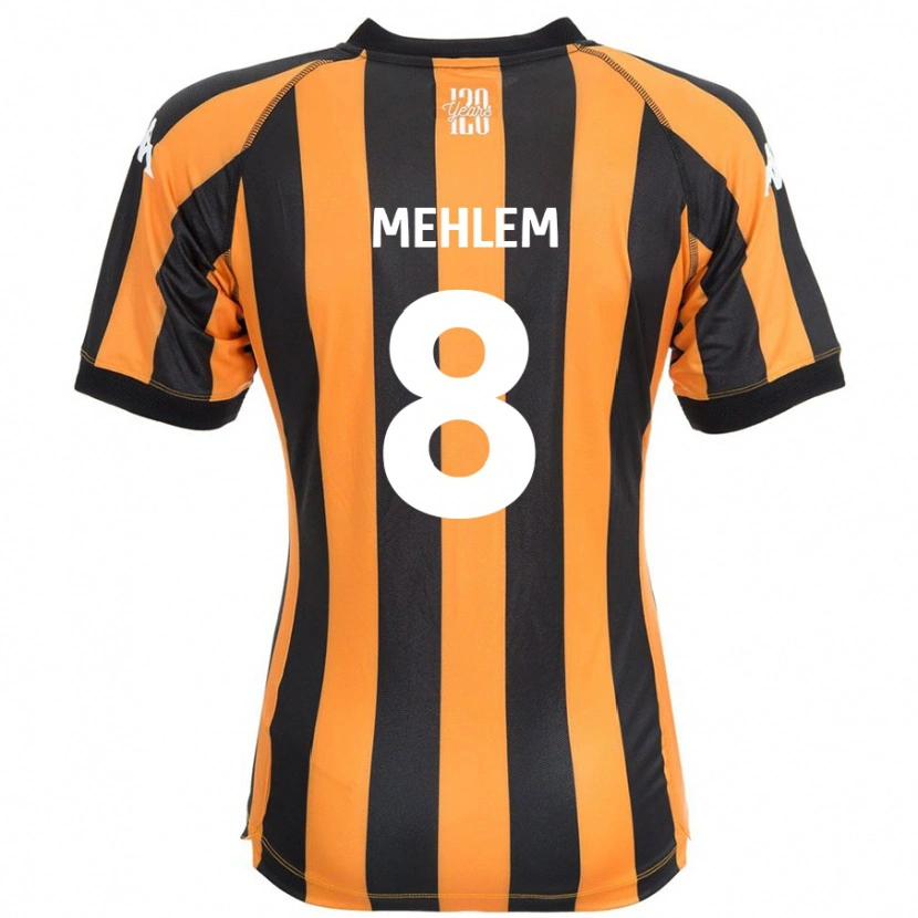 Danxen Uomo Maglia Marvin Mehlem #8 Nero Ambra Kit Gara Home 2024/25 Maglietta