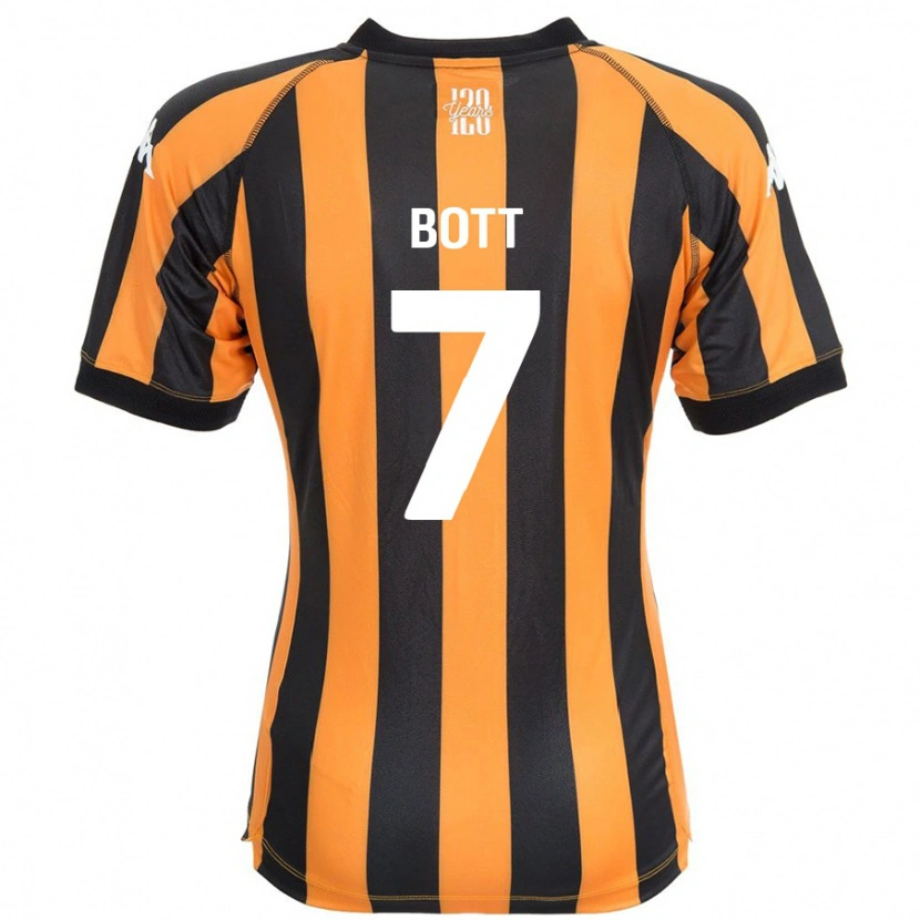 Danxen Uomo Maglia Liberty Bott #7 Nero Ambra Kit Gara Home 2024/25 Maglietta