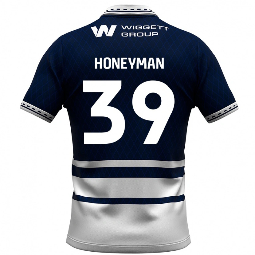 Danxen Uomo Maglia George Honeyman #39 Blu Navy Bianco Kit Gara Home 2024/25 Maglietta