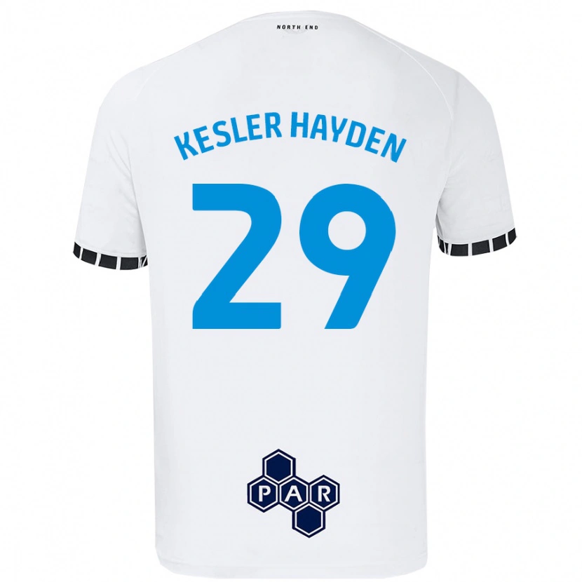 Danxen Uomo Maglia Kaine Kesler-Hayden #29 Bianco Kit Gara Home 2024/25 Maglietta