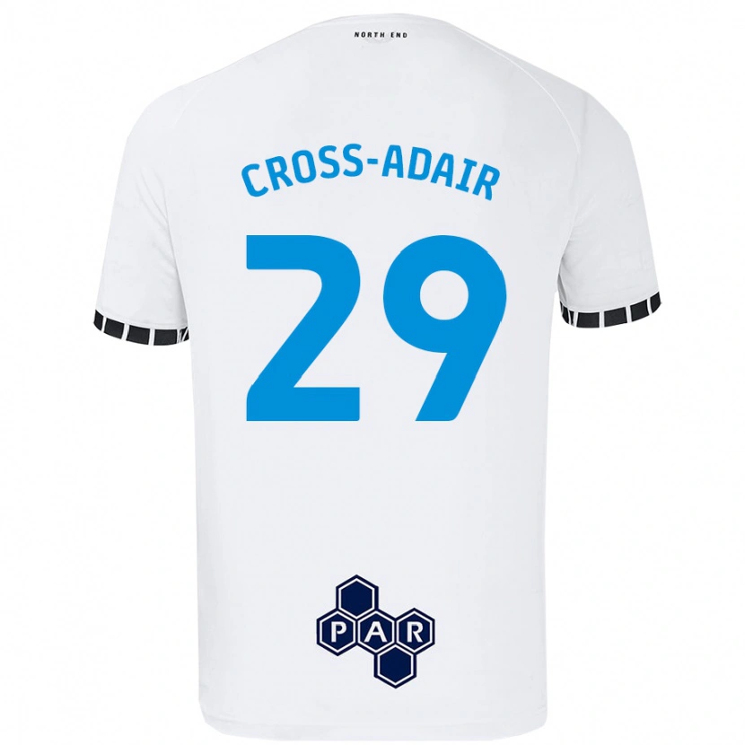 Danxen Uomo Maglia Finlay Cross-Adair #29 Bianco Kit Gara Home 2024/25 Maglietta