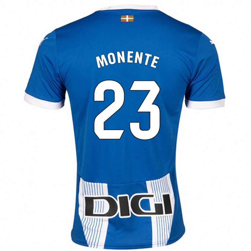 Danxen Uomo Maglia Leyre Monente #23 Blu Kit Gara Home 2024/25 Maglietta