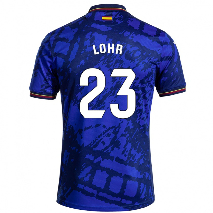 Danxen Uomo Maglia Luca Lohr #23 Blu Più Scuro Kit Gara Home 2024/25 Maglietta