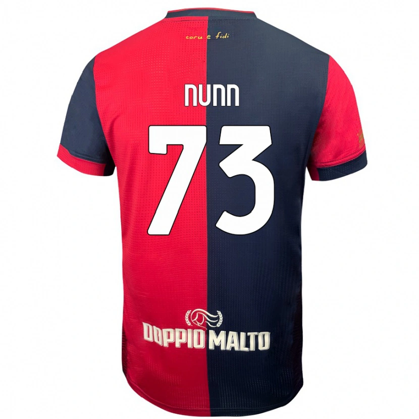 Danxen Uomo Maglia Jack Nunn #73 Rosso Blu Più Scuro Kit Gara Home 2024/25 Maglietta
