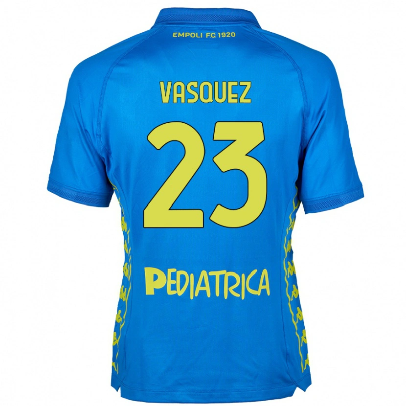 Danxen Uomo Maglia Devis Vásquez #23 Blu Kit Gara Home 2024/25 Maglietta