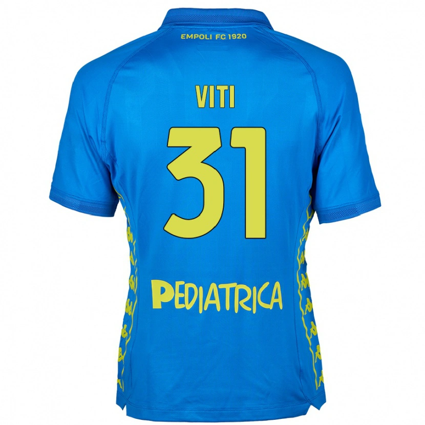 Danxen Uomo Maglia Vittorio Viti #31 Blu Kit Gara Home 2024/25 Maglietta