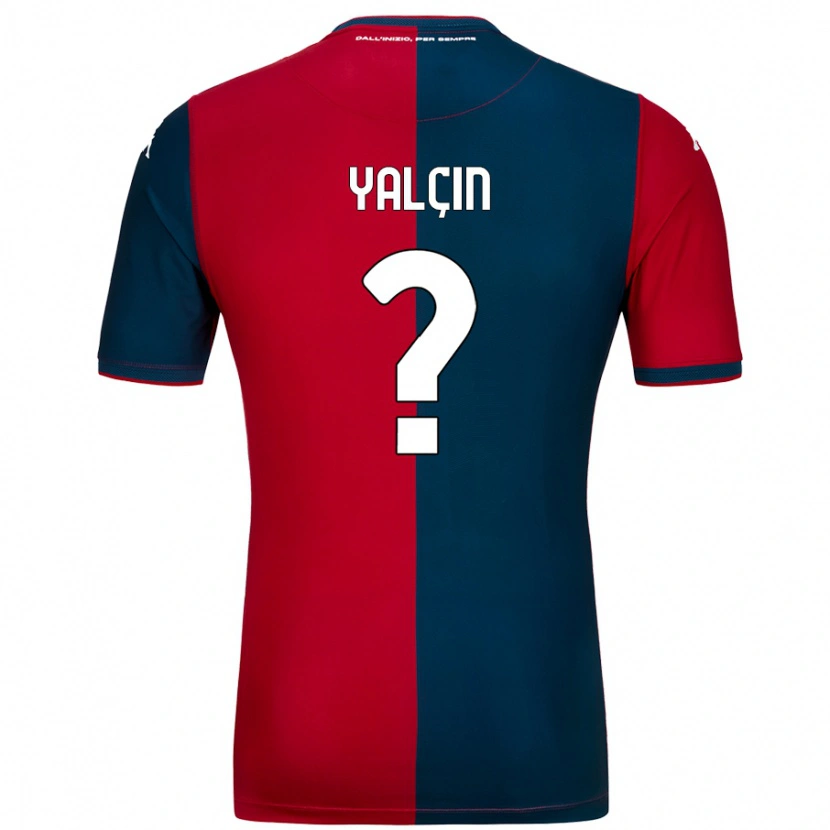 Danxen Uomo Maglia Güven Yalçın #0 Rosso Blu Scuro Kit Gara Home 2024/25 Maglietta