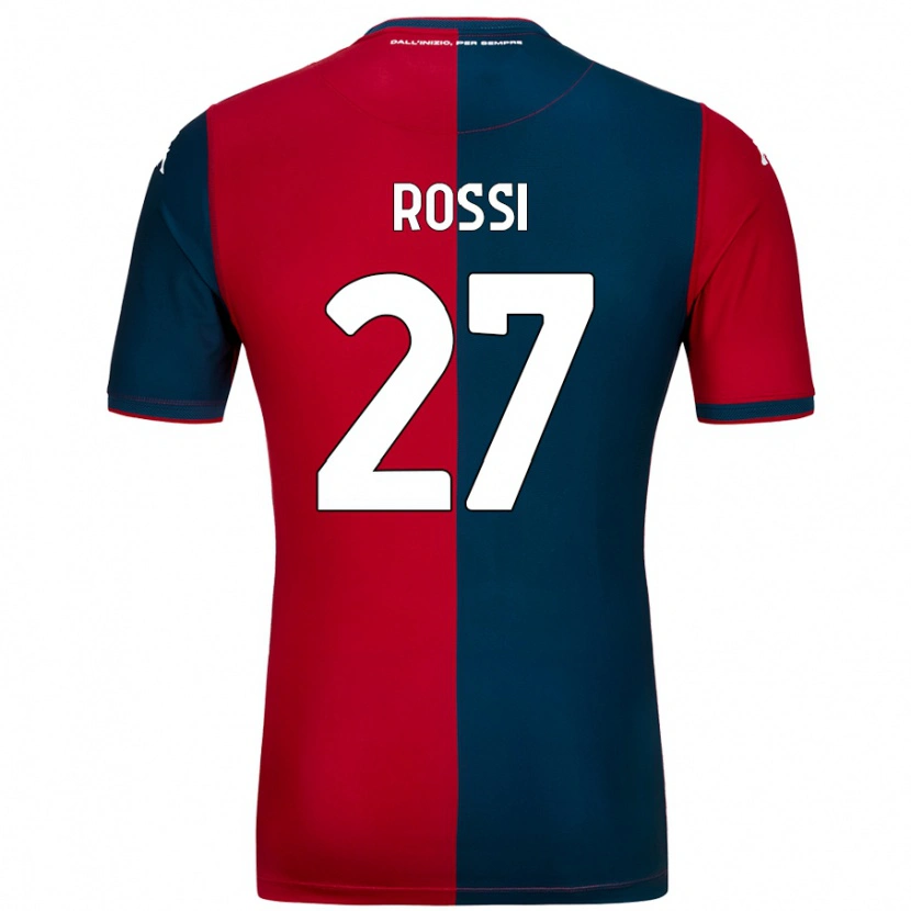 Danxen Uomo Maglia Lucrezia Rossi #27 Rosso Blu Scuro Kit Gara Home 2024/25 Maglietta