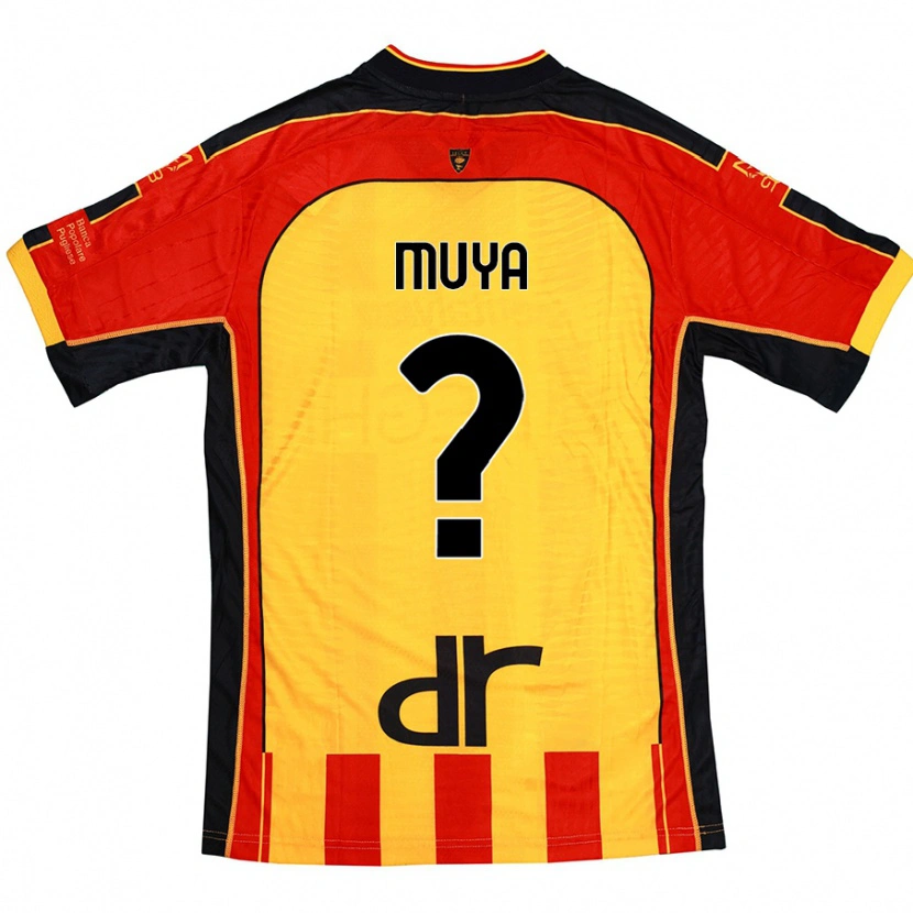 Danxen Uomo Maglia Mattia Muya #0 Giallo Rosso Kit Gara Home 2024/25 Maglietta