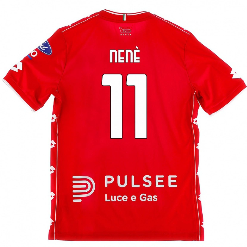 Danxen Uomo Maglia Stephen Nenè #11 Rosso Bianco Kit Gara Home 2024/25 Maglietta