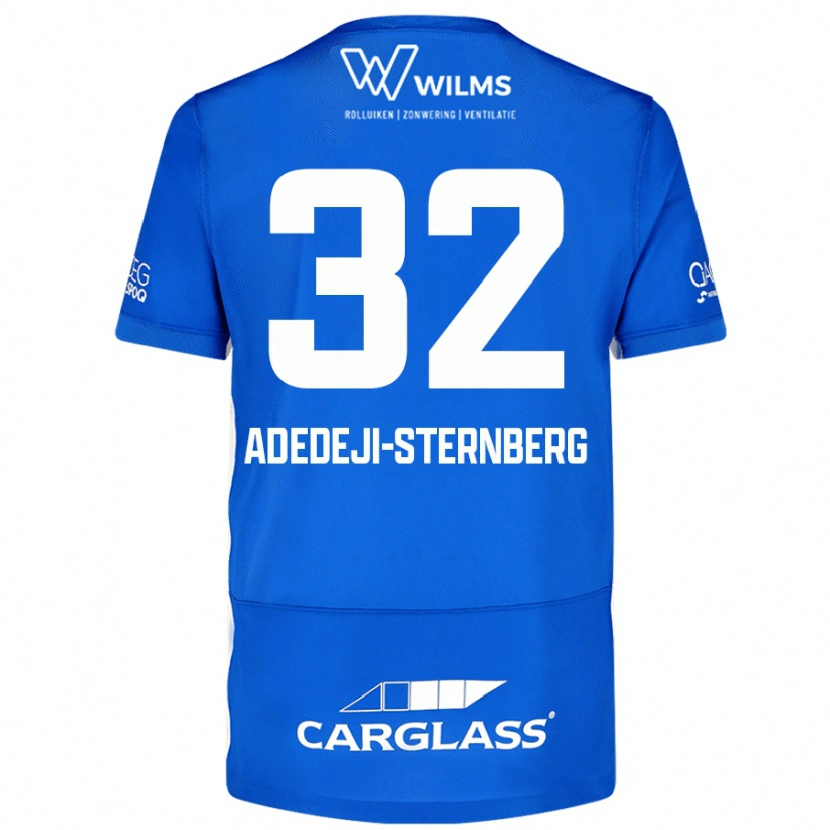 Danxen Uomo Maglia Noah Adedeji-Sternberg #32 Blu Kit Gara Home 2024/25 Maglietta