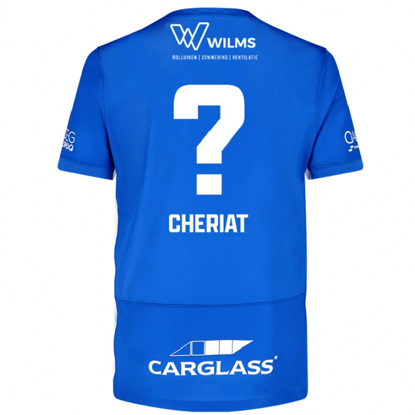 Danxen Uomo Maglia Rayan Cheriat #0 Blu Kit Gara Home 2024/25 Maglietta