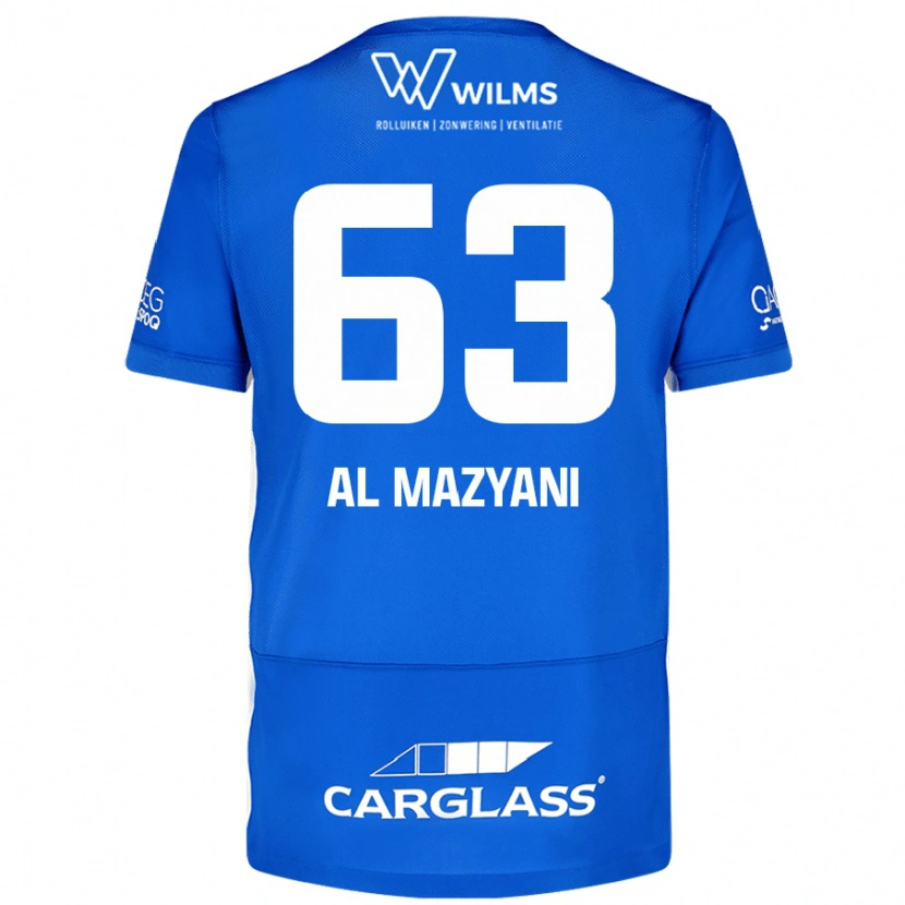 Danxen Uomo Maglia Faissal Al Mazyani #63 Blu Kit Gara Home 2024/25 Maglietta