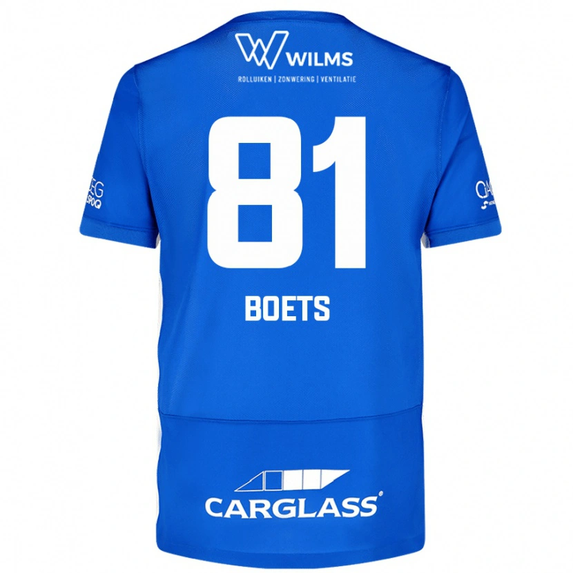 Danxen Uomo Maglia Keo Boets #81 Blu Kit Gara Home 2024/25 Maglietta