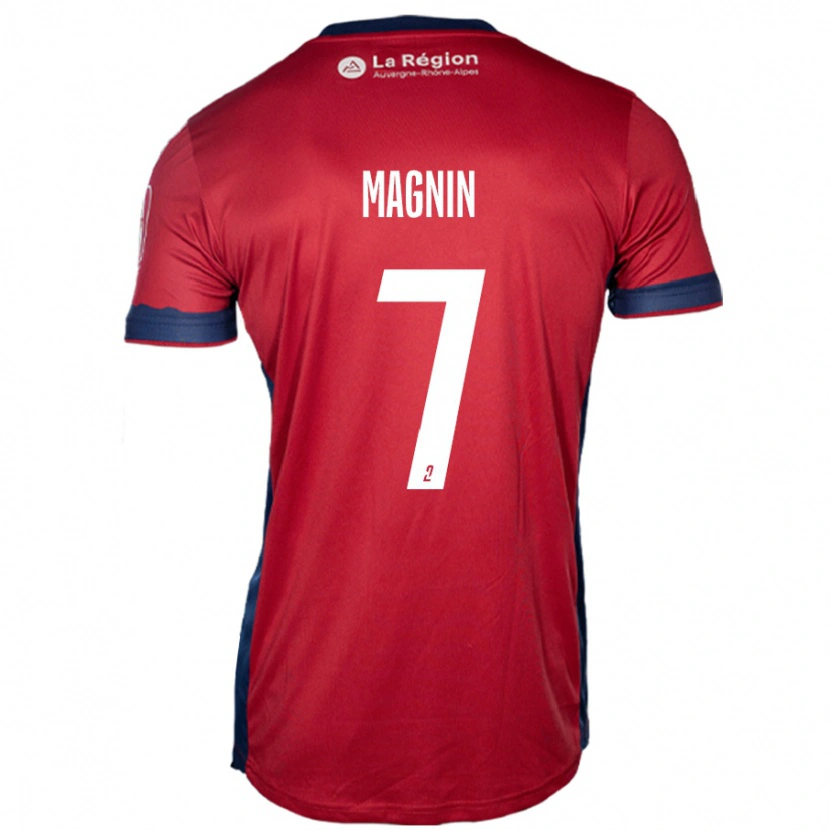 Danxen Uomo Maglia Yohann Magnin #7 Borgogna Chiaro Kit Gara Home 2024/25 Maglietta