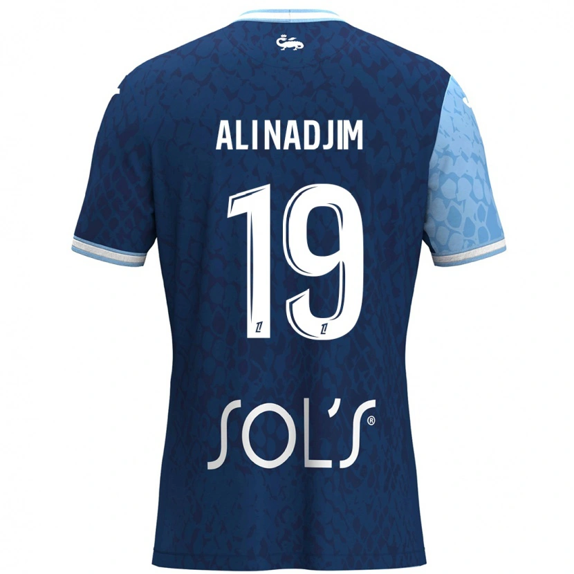 Danxen Uomo Maglia Nadjma Ali Nadjim #19 Azzurro Blu Scuro Kit Gara Home 2024/25 Maglietta