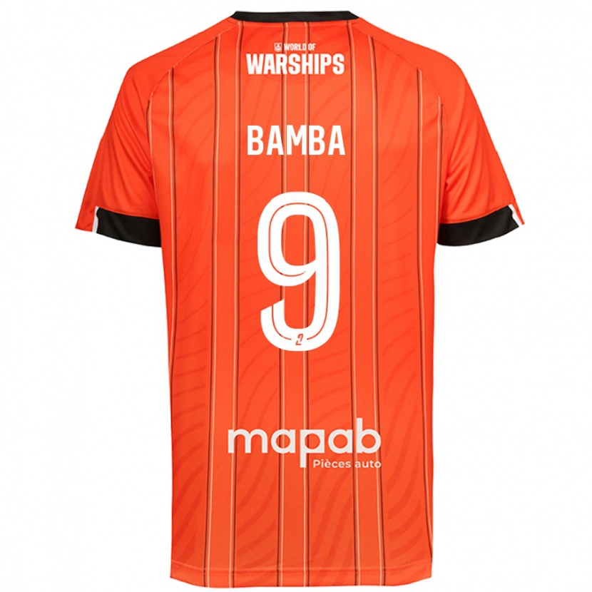 Danxen Uomo Maglia Mohamed Bamba #9 Arancione Kit Gara Home 2024/25 Maglietta