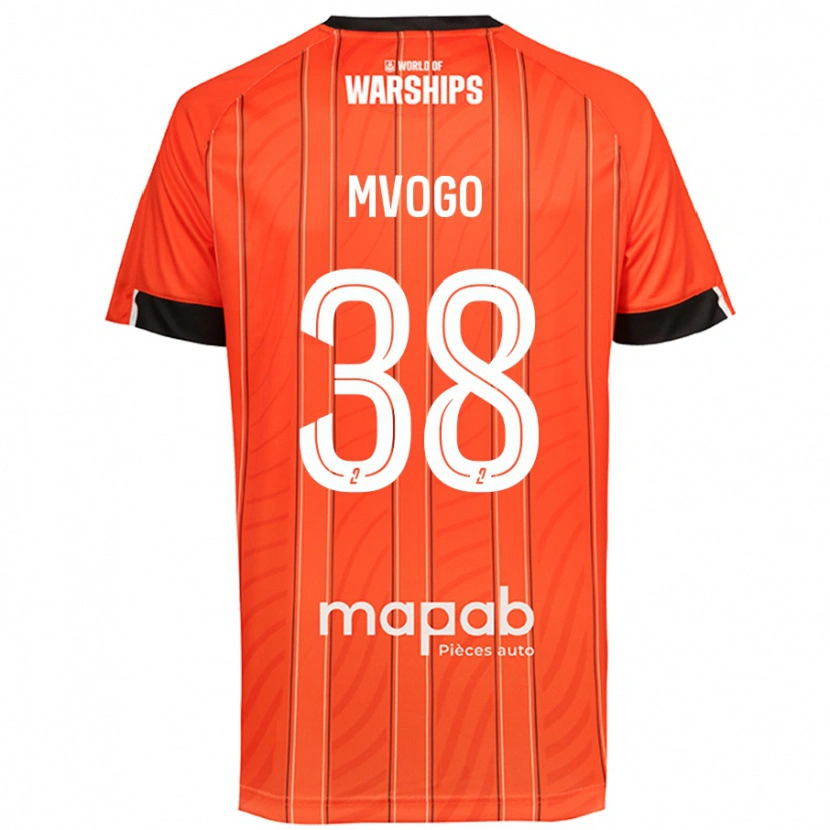 Danxen Uomo Maglia Yvon Mvogo #38 Arancione Kit Gara Home 2024/25 Maglietta