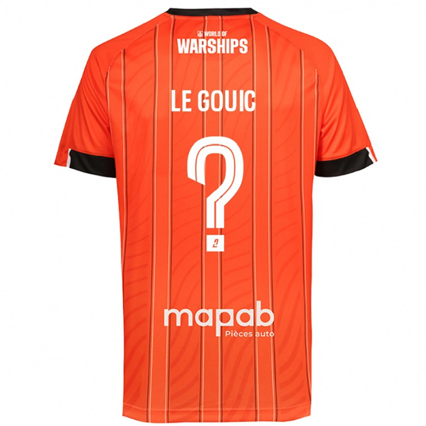 Danxen Uomo Maglia Bryan Le Gouic #0 Arancione Kit Gara Home 2024/25 Maglietta