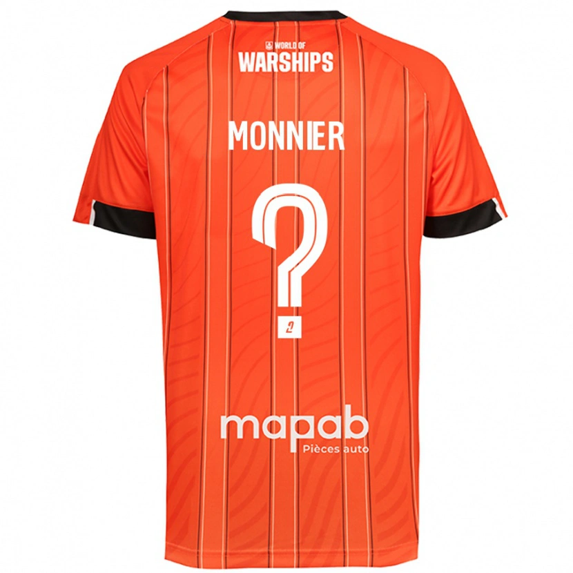 Danxen Uomo Maglia Isaac Monnier #0 Arancione Kit Gara Home 2024/25 Maglietta