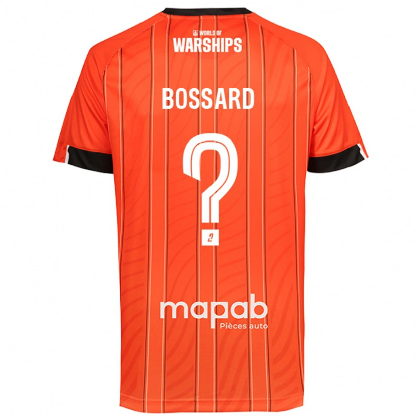 Danxen Uomo Maglia Léo Bossard #0 Arancione Kit Gara Home 2024/25 Maglietta
