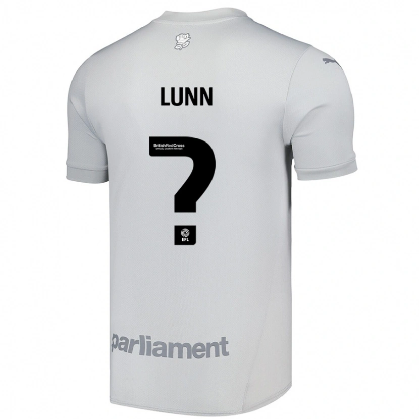 Danxen Uomo Maglia Macy Lunn #0 Grigio Argento Kit Gara Away 2024/25 Maglietta
