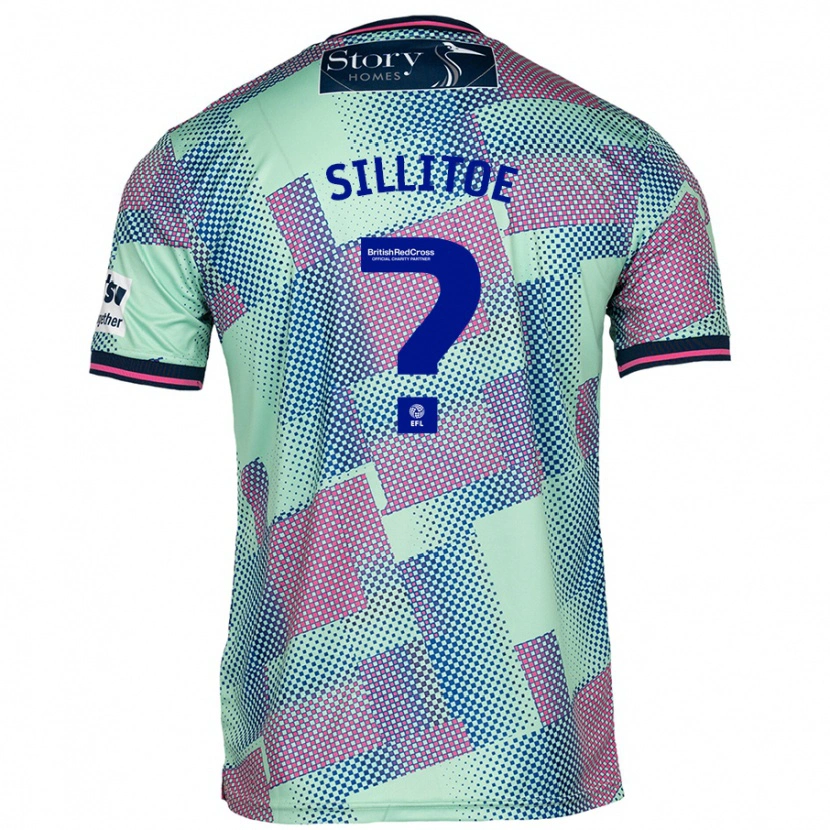 Danxen Uomo Maglia Casey Sillitoe #0 Verde Kit Gara Away 2024/25 Maglietta