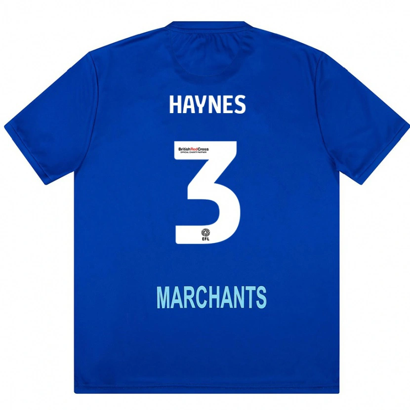 Danxen Uomo Maglia Ryan Haynes #3 Verde Kit Gara Away 2024/25 Maglietta