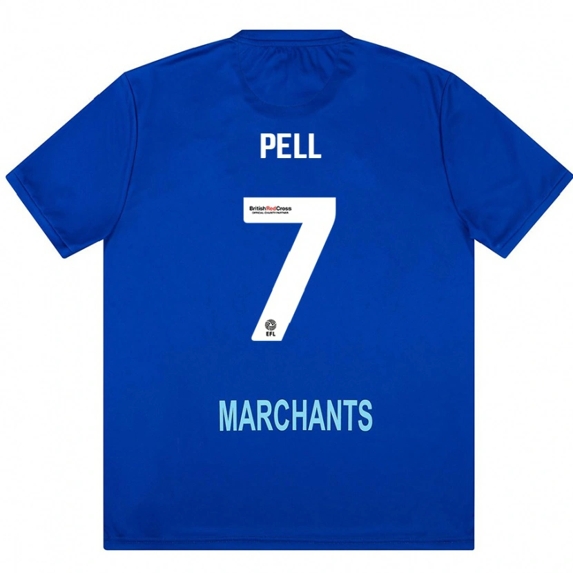 Danxen Uomo Maglia Harry Pell #7 Verde Kit Gara Away 2024/25 Maglietta