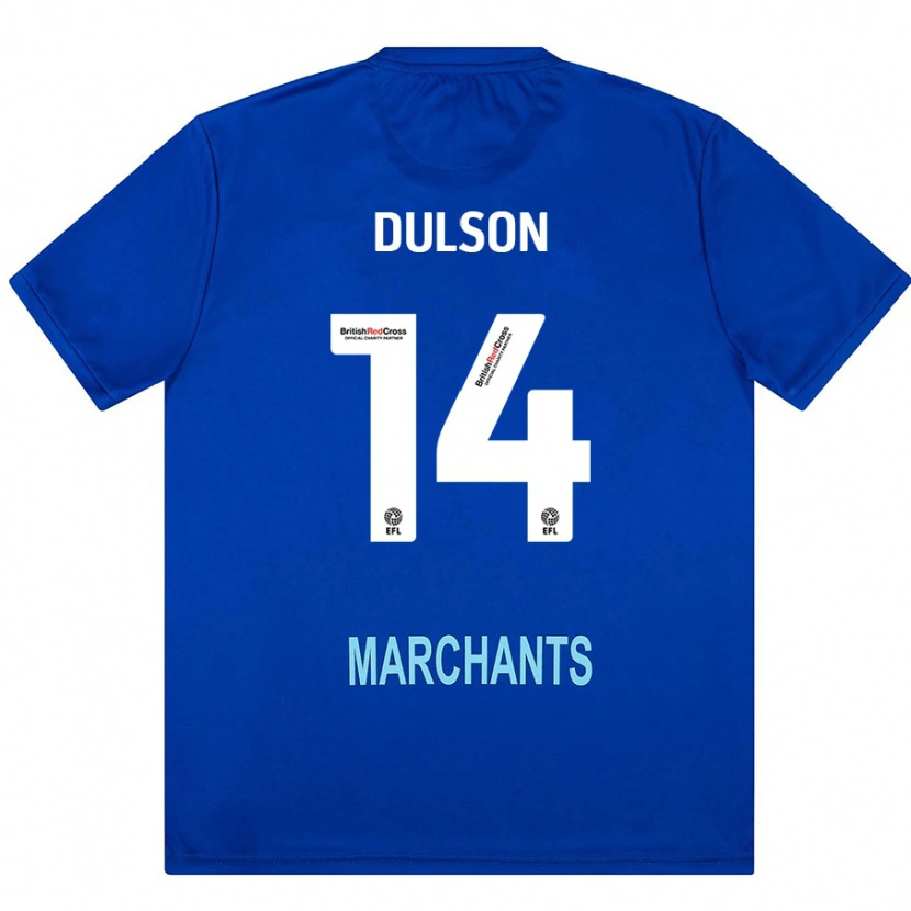 Danxen Uomo Maglia Liam Dulson #14 Verde Kit Gara Away 2024/25 Maglietta