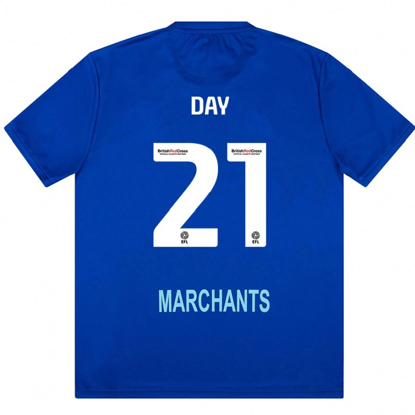 Danxen Uomo Maglia Joe Day #21 Verde Kit Gara Away 2024/25 Maglietta