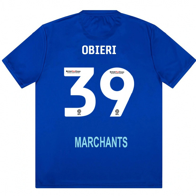 Danxen Uomo Maglia Sopuruchukwu Obieri #39 Verde Kit Gara Away 2024/25 Maglietta
