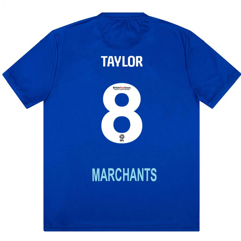 Danxen Uomo Maglia Charlie Taylor #8 Verde Kit Gara Away 2024/25 Maglietta