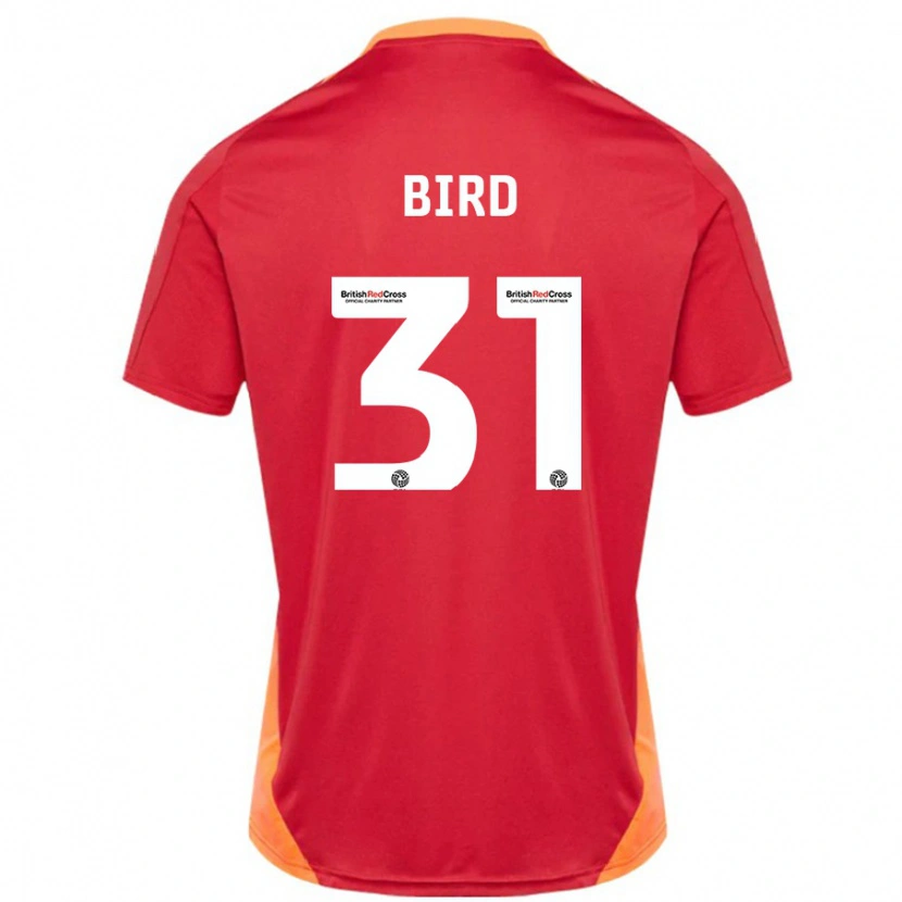 Danxen Uomo Maglia Jay Bird #31 Blu Bianco Sporco Kit Gara Away 2024/25 Maglietta