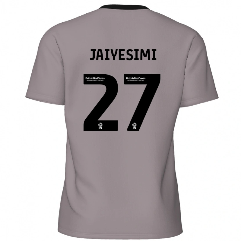 Danxen Uomo Maglia Diallang Jaiyesimi #27 Grigio Kit Gara Away 2024/25 Maglietta