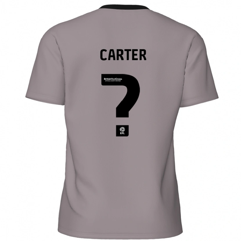 Danxen Uomo Maglia Dan Carter #0 Grigio Kit Gara Away 2024/25 Maglietta