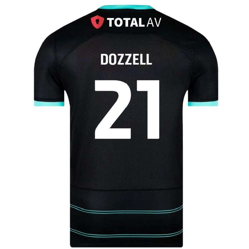 Danxen Uomo Maglia Andre Dozzell #21 Nero Kit Gara Away 2024/25 Maglietta