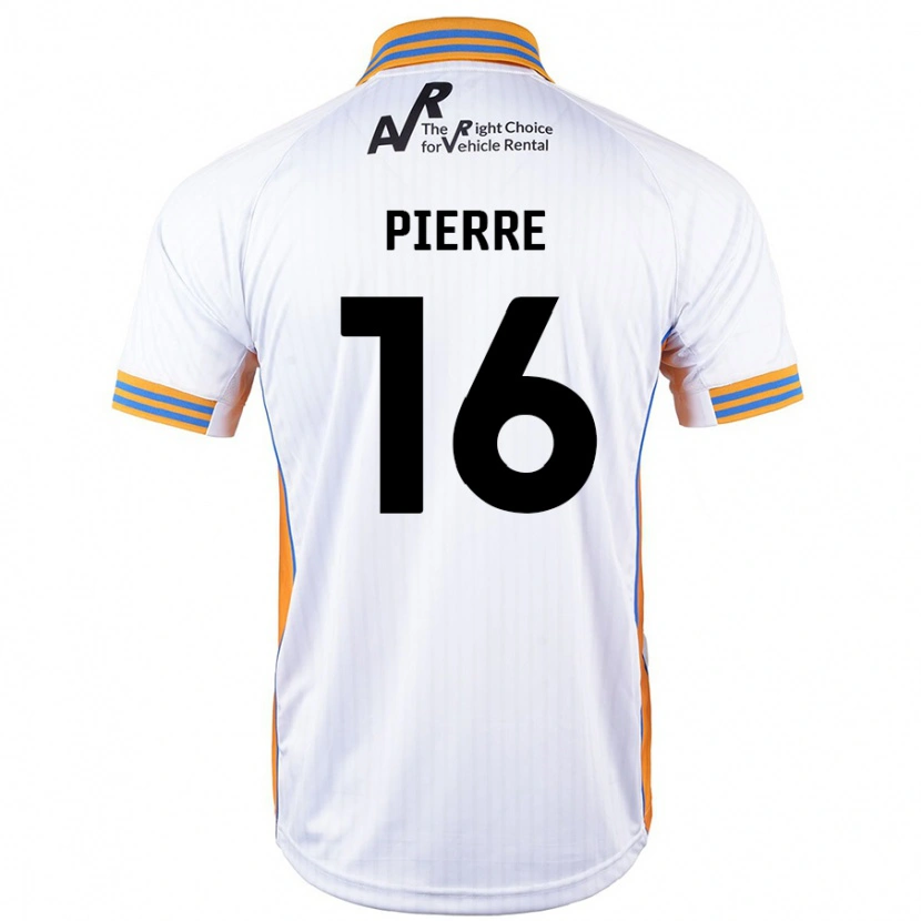 Danxen Uomo Maglia Aaron Pierre #16 Bianco Kit Gara Away 2024/25 Maglietta