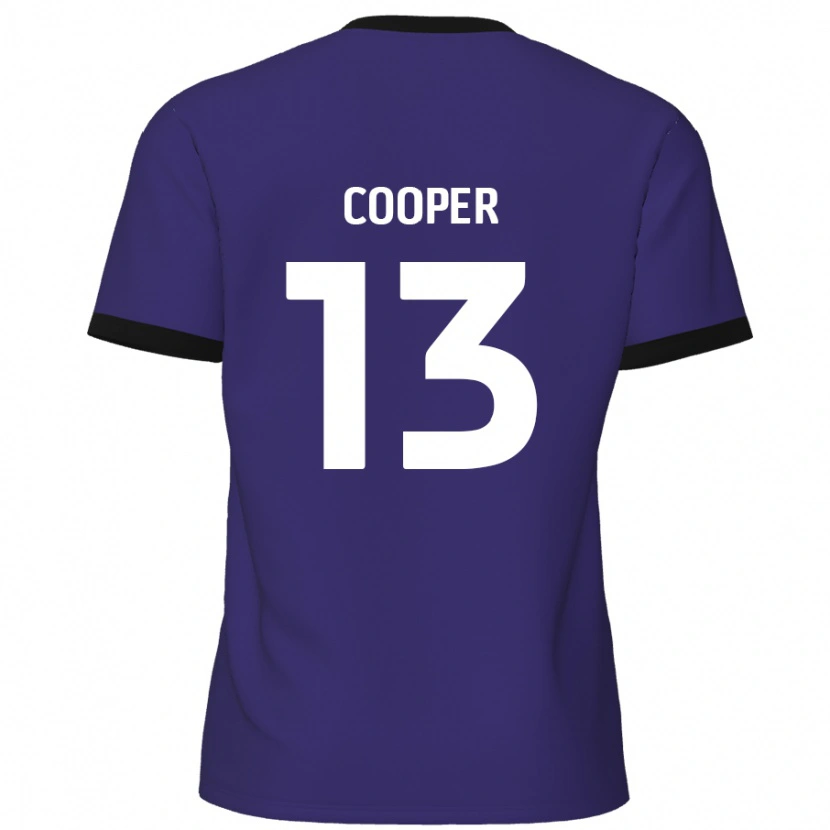 Danxen Uomo Maglia Murphy Cooper #13 Viola Kit Gara Away 2024/25 Maglietta