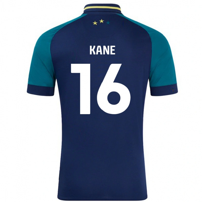 Danxen Uomo Maglia Herbie Kane #16 Blu Navy Verde Scuro Kit Gara Away 2024/25 Maglietta
