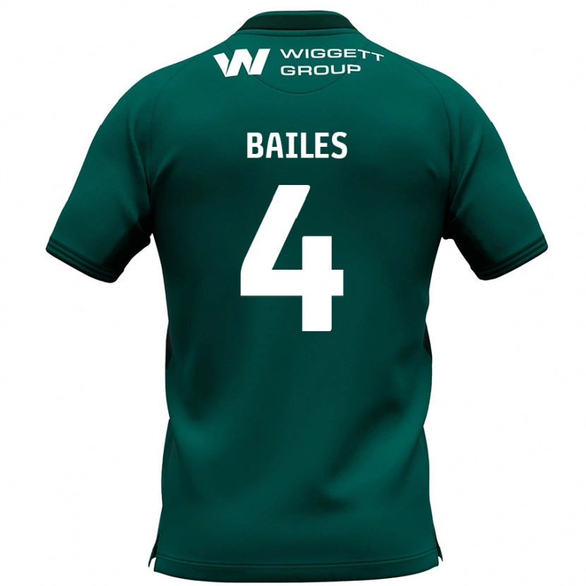 Danxen Uomo Maglia Freya Bailes #4 Verde Kit Gara Away 2024/25 Maglietta