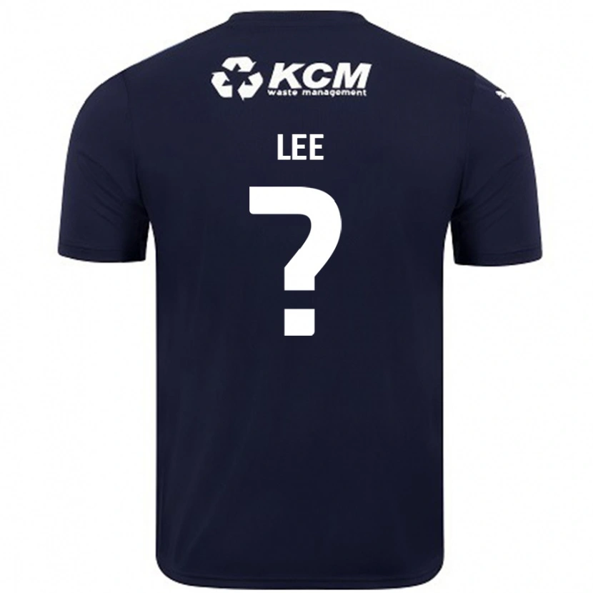 Danxen Uomo Maglia Cohen Lee #0 Blu Navy Kit Gara Away 2024/25 Maglietta