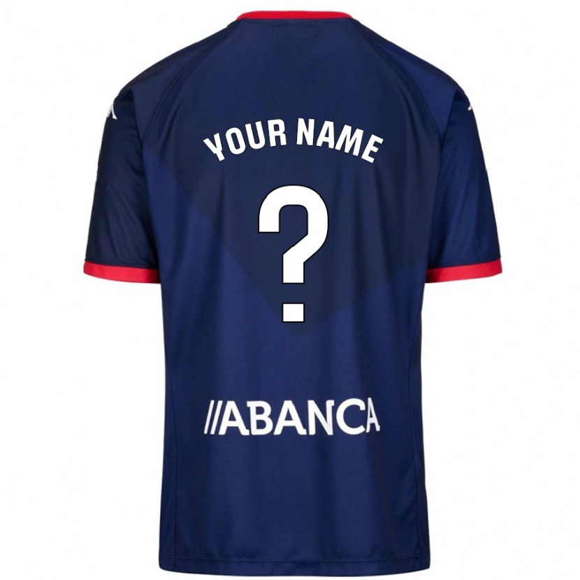 Danxen Uomo Maglia Il Tuo Nome #0 Blu Navy Kit Gara Away 2024/25 Maglietta