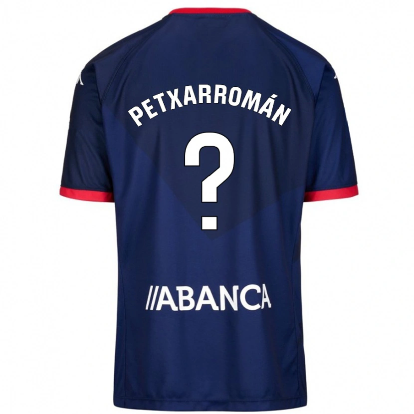 Danxen Uomo Maglia Álex Petxa #6 Blu Navy Kit Gara Away 2024/25 Maglietta