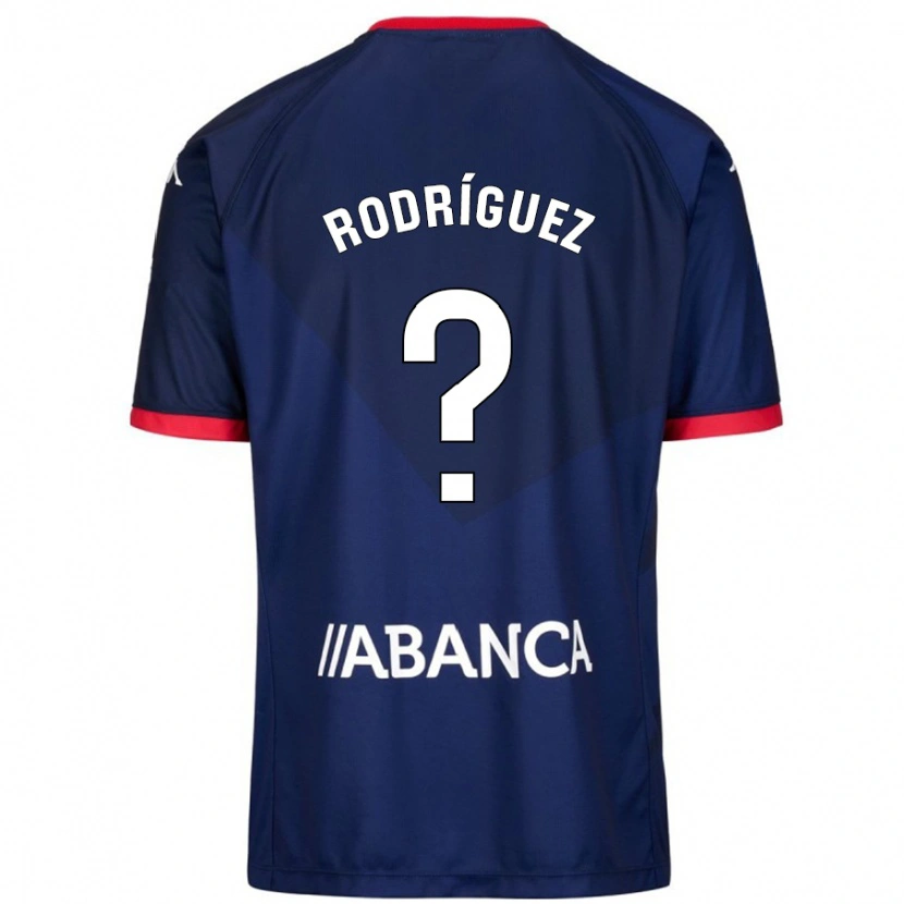 Danxen Uomo Maglia Carlos Rodríguez #0 Blu Navy Kit Gara Away 2024/25 Maglietta