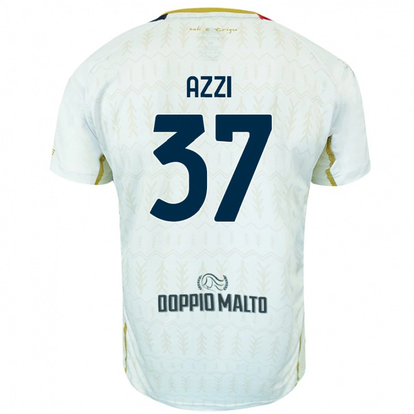 Danxen Uomo Maglia Paulo Azzi #37 Bianco Kit Gara Away 2024/25 Maglietta