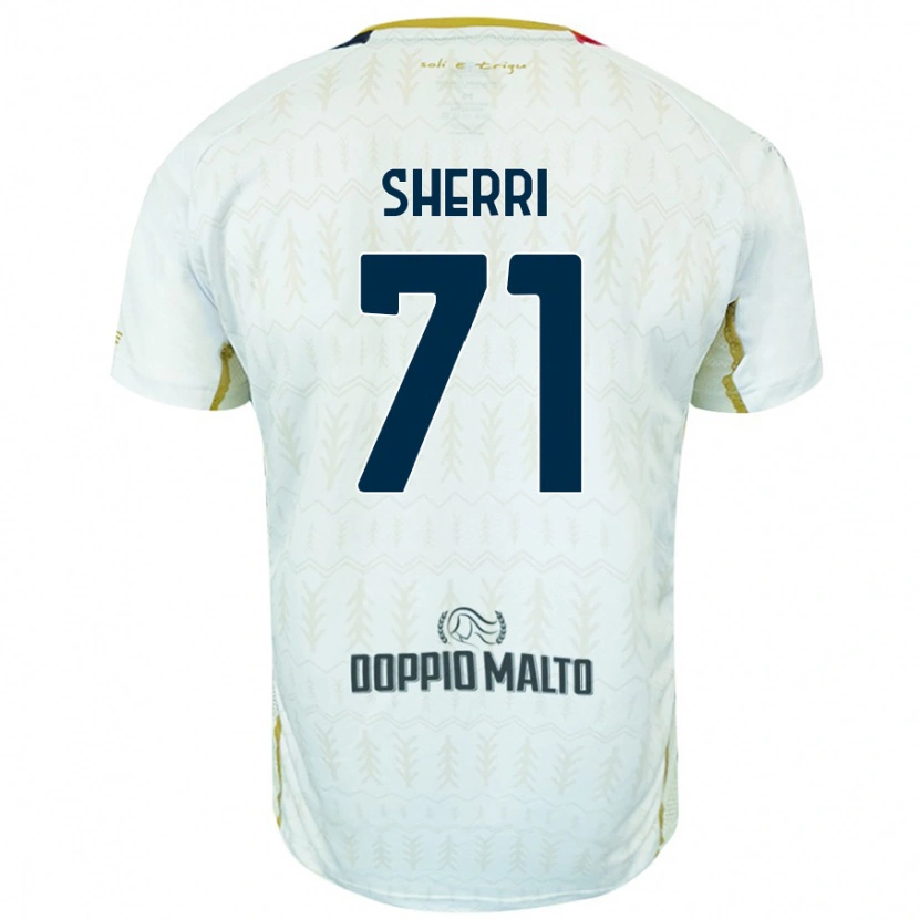 Danxen Uomo Maglia Alen Sherri #71 Bianco Kit Gara Away 2024/25 Maglietta