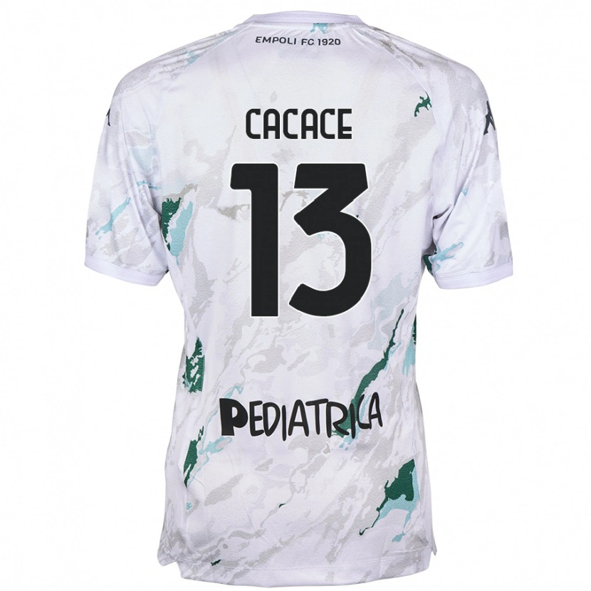 Danxen Uomo Maglia Liberato Cacace #13 Grigio Kit Gara Away 2024/25 Maglietta